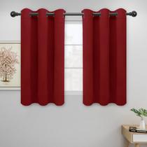 Curtain Easy-Going, modelo 42x45 polegadas, vermelho, Thermal Blackout, 2 painéis