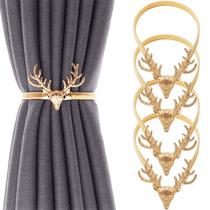 Curtain Holdbacks LLPMutu Christmas Aluminium Aluminium Aluminium, pacote com 4 unidades