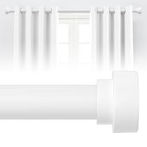 Curtain Rod, hei! querida janela branca ajustável de 70-120 cm de 2,3-4 pés