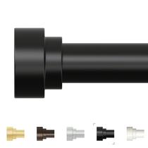 Curtain Rod, hei! querido ferro preto extra longo de 300-600 cm