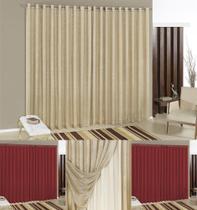 curtinas para quarto toda em cetim amassado com forro 3m franzida moderna linda