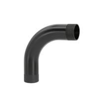Curva 3" 90 de pvc rosca preto