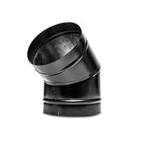 Curva 45 De Chaminé Duto 200mm Preto Curva 45 De Chaminé Duto 200mm Preto