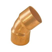 Curva 45 de cobre 42 mm - Água Quente, Fria ou Gás Curva 45 de cobre 42 mm - Água Quente, Fria ou Gás