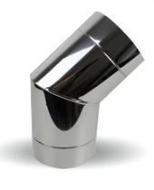 Curva 45 Graus Inox 304 - Sem Pintura Curva 45 Graus Inox 304 - Sem Pintura