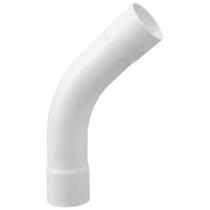 Curva 45 Longa Para Tubo Esgoto 150mm Conexão PVC Fortlev
