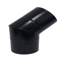 Curva 45 Para Chaminé Duto 11 Polegadas Preta 279mm Solda