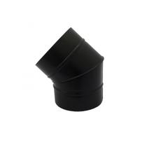 Curva 45 preta de 115 mm de diâmetro Curva 45 preta de 115 mm de diâmetro
