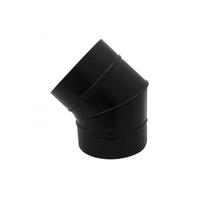 Curva 45 preta de 115 mm de diâmetro Curva 45 preta de 115 mm de diâmetro