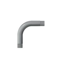 Curva 90 condulete 1/2"Roscavel cinza C/5Peças -Hidrossol