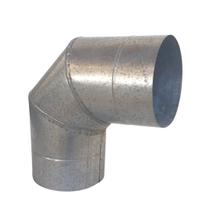Curva 90 P/ Chaminé Duto 8 Polegadas Galvanizado, Lareira
