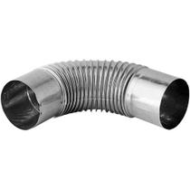 Curva 90º de Cano de Fogão a Lenha Galvanizado N2 Chapa 030 Kiare