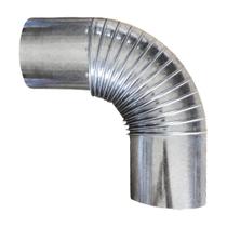 Curva Chaminé 90º Cano Joelho Galvanizado 115mm Para Fogão à Lenha N2 Lareira Churrasqueira - AMZ Curva Chaminé 90º Cano Joelho Galvanizado 115mm Para Fogão à Lenha N2 Lareira Churrasqueira - AMZ