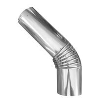 Curva Chaminé Inox Ø 110mm Cano Joelho 45º Fogão Lenha N1 - Hedlund Curva Chaminé Inox Ø 110mm Cano Joelho 45º Fogão Lenha N1 - Hedlund