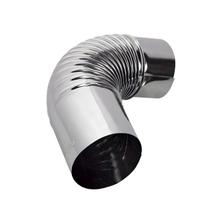 Curva Chaminé Inox Ø 110mm Cano Joelho 90º Fogão Lenha N1 - Hedlund Curva Chaminé Inox Ø 110mm Cano Joelho 90º Fogão Lenha N1 - Hedlund