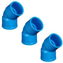 Curva Curta 45 BB Soldável 50mm Irrigação PN80 - 3 Unid Curva Curta 45 BB Soldável 50mm Irrigação PN80 - 3 Unid