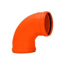 Curva Curta 90 x 150 com Bolsa - Tubo PVC Mineralizado - Resistente a Impacto - Amanco Curva Curta 90 x 150 com Bolsa - Tubo PVC Mineralizado - Resistente a Impacto - Amanco