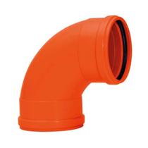 Curva Curta 90 x 75 com Bolsa DN40 - Tubo PVC Amanco Silentium