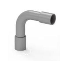 Curva Eletroduto 90 Cinza 1/2 Andaluz