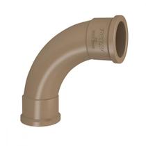 Curva Fortlev PVC Liso Liso D 1.1/4 X 90 Marrom Curva Fortlev PVC Liso Liso D 1.1/4 X 90 Marrom