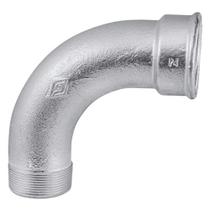 Curva galvanizada macho x fêmea 90º 1/2 BSP Curva galvanizada macho x fêmea 90º 1/2 BSP
