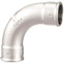 Curva Galvanizada Tupy 90 Fêmea 1.1/2 Polegada Rosca Curva Galvanizada Tupy 90 Fêmea 1.1/2 Polegada Rosca