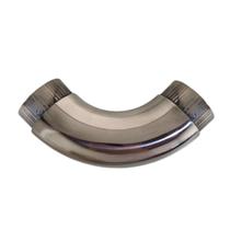 Curva Inox 1" Soldável com Rebaixo em Dois Lados 304 Polido Curva Inox 1" Soldável com Rebaixo em Dois Lados 304 Polido