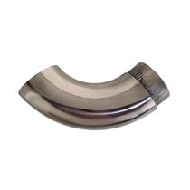 Curva Inox 2" Soldável com Rebaixo em Um Lado 304 Polido Curva Inox 2" Soldável com Rebaixo em Um Lado 304 Polido