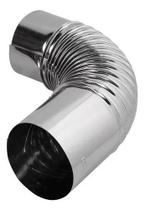 Curva Inox 90 Para Fogão a Lenha 100mm