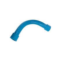 Curva Longa 110 mm PPR Azul para Ar Comprimido TOPFUSION