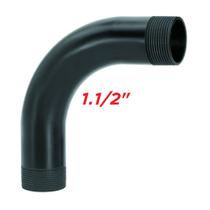 Curva Longa 90 Roscavel 1.1/2 PVC Preto - Amanco