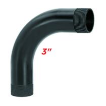 Curva Longa 90 Roscavel 3 PVC Preto - Amanco