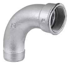 Curva M.F 3/4 90º Galvanizada Macho X Femea - Bsp - Mech Curva M.F 3/4 90º Galvanizada Macho X Femea - Bsp - Mech