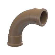 Curva marrom long.tigre 75mmx90 2.1/2x90 Curva marrom long.tigre 75mmx90 2.1/2x90