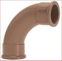 CURVA MARROM LONGA LL SOLDAVEL AMANCO/TIGRE - 1/2 X 90º CURVA MARROM LONGA LL SOLDAVEL AMANCO/TIGRE - 1/2 X 90º