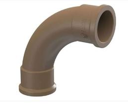 CURVA MARROM LONGA LL SOLDAVEL TIGRE - 50 X 90º CURVA MARROM LONGA LL SOLDAVEL TIGRE - 50 X 90º