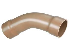 Curva para Conexão Marrom Krona Liso 110mmX90"