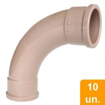 Curva para Esgoto Plastilit Soldável 90 40mm Embalagem com 10 Unidades