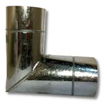 Curva Para Tubo De Chaminé Joelho Metálica 150Mm Galvanizada Curva Para Tubo De Chaminé Joelho Metálica 150Mm Galvanizada