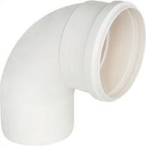 Curva Plastilit Esgoto Curta 75X90 Curva Plastilit Esgoto Curta 75X90