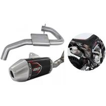 Curva + Ponteira Foco Racing CRF 250F Concept Pro Preto Curva + Ponteira Foco Racing CRF 250F Concept Pro Preto
