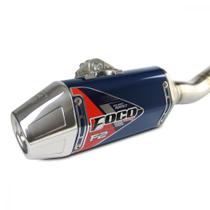 Curva + Ponteira Foco Racing CRF 250F F2 Azul