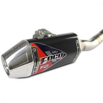 Curva + Ponteira Foco Racing CRF 250F F2 Preto