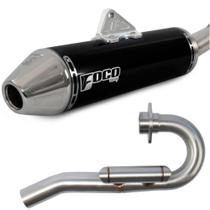 Curva + Ponteira Foco Racing KXF 450 16/18 Curva + Ponteira Foco Racing KXF 450 16/18