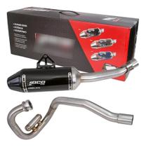 Curva + Ponteira Foco Racing Moto TTR230 All Black F1 Curva + Ponteira Foco Racing Moto TTR230 All Black F1