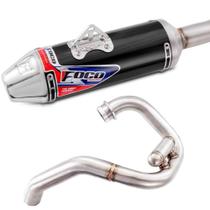 Curva + Ponteira Foco Racing Tornado Preto Curva + Ponteira Foco Racing Tornado Preto
