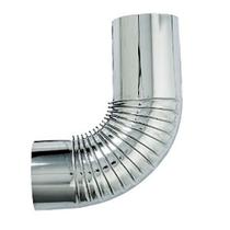 Curva Sanfonada Inox 110mm