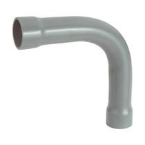Curva Soldável 90 C/ Bolsa Pvc Para Eletroduto 1/2'' Cinza
