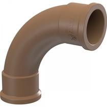 Curva Tigre PVC Liso Liso 1.1/2 X 90 Marrom