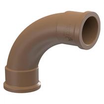 Curva Tigre PVC Liso Liso D 1.1/4 X 90 Marrom Curva Tigre PVC Liso Liso D 1.1/4 X 90 Marrom